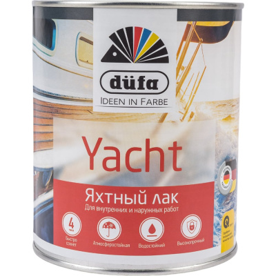 Яхтный лак Dufa Retail YACHT глянцевый 750 мл