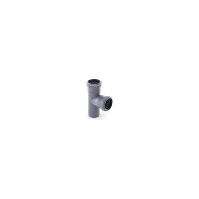 Тройник VIEIR ПВХ 5шт Ф32×32×90 прямой малый ТР 32/90 С