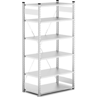 Стеллаж 6 полок, 1000х400х2500 KlestO МE256-410