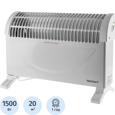Конвектор Neoclima Fast 1500 w белый, механика