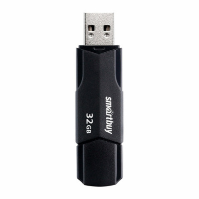 Память Smart Buy "Clue" 32GB, USB 2.0 Flash Drive, черный