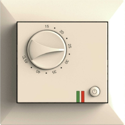 Терморегулятор Grand Meyer крем совместим с Legrand Valena GM-109i