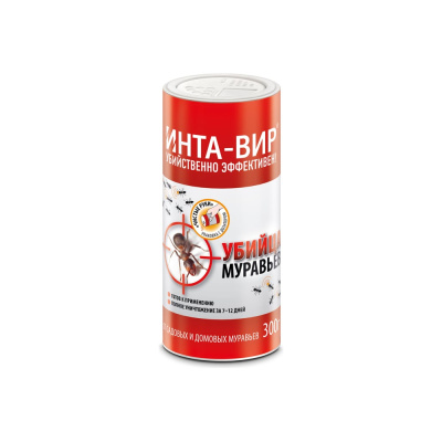 Инсектицид Инта Вир в банке 300г Сз0102ИНТ04 Инта-вир