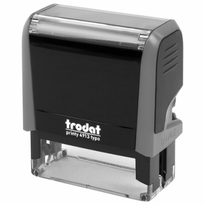 Самонаборный штамп Trodat 5 строк, 2 кассы, пластик, 58х22 мм