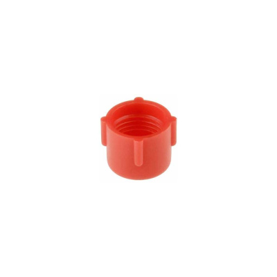 Заглушка пластиковая с внутренней резьбой Миниворкс GAS/BSP 1,1/4"x11, цвет красный – (10 шт.) CF1,1/4