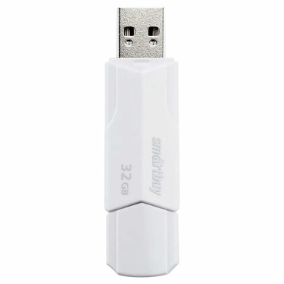Память Smart Buy "Clue" 32GB, USB 2.0 Flash Drive, белый