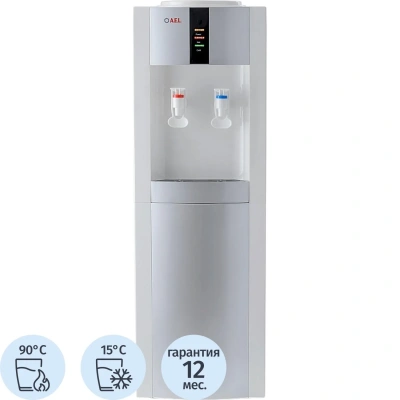 Кулер для воды AEL LD-AEL-47 white/silver напольный охл. Электронное