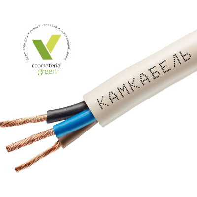 Провод ПВС Камкабель 3x1.5 мм 20 м ГОСТ