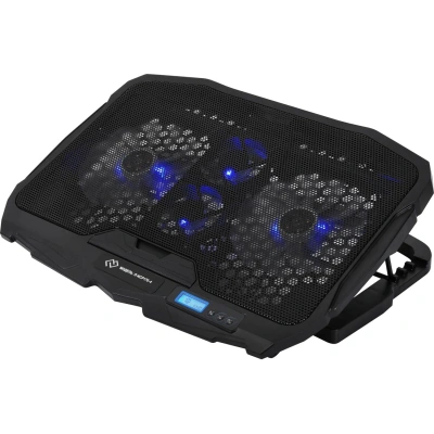 Подставка для ноутб. Digma (D-NCP170-4) 17 USB FAN черн
