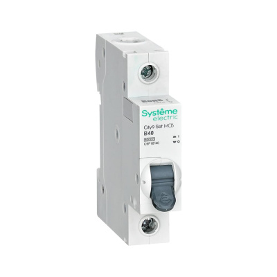 Автоматический выключатель (ав) Systeme Electric City9 set b 40а 1p 6ka 230в