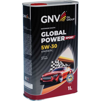 GNV Global Power Sport 5W-30 — полностью синтетическое моторное масло премиум-класса по технологии Low SAPS для