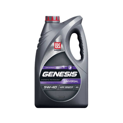 Моторное масло Лукойл GENESIS UNIVERSAL 5W40, 4 л