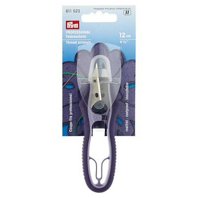 Ножницы-снипперы для обрезки ниток PRYM Professional 120 мм 611523 с защитным колпачком