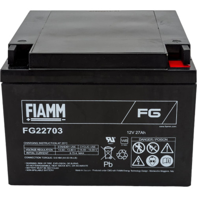 Аккумуляторная батарея 12В, 27 А*ч FIAMM