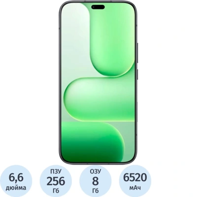 Смартфон Honor 600 Lite 8+256Gb Вельветовый черный