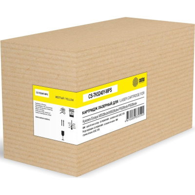 Картридж лазерный Cactus CS-TK5240Y-MPS желтый, 6000 стр., для Kyocera Ecosys