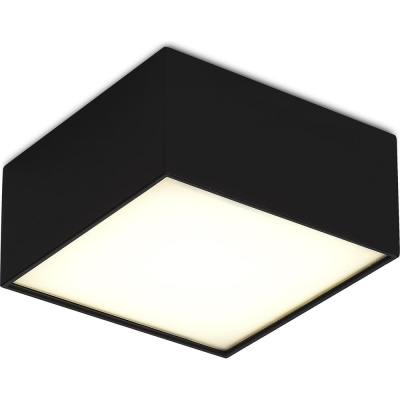 Светильник потолочный ST LUCE Черный LED 1*12W 4000K 1080Lm Ra>90 120 IP20 L120xW120xH55 -180