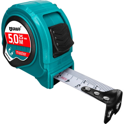 Рулетка измерительная с магнитом GRAFF Master 5м х 25мм