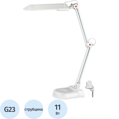 Настольный светильник ЭРА NL-202-G23-11W-W C0041460