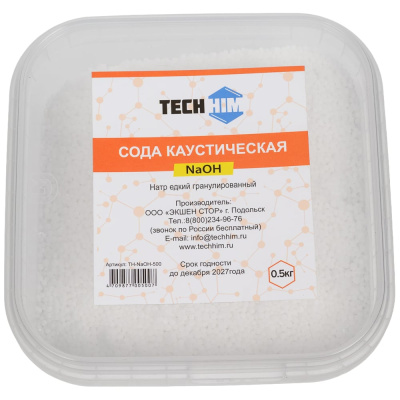 Каустическая средство для прочистки труб TECHHIM TH-NaOH-500