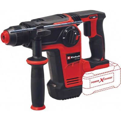 Перфоратор аккумуляторный Einhell PXC TP-HD 18/26 Li BL,1x18В,SDS+,2.6Дж,26мм,3реж,кейс,без АКК и ЗУ
