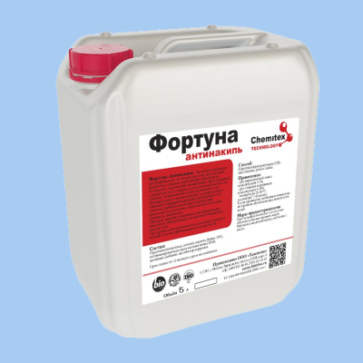 Очищающее средство для систем отопления ХИМИТЭКС Фортуна антинакипь, 5 л ФАН044/5ЛК
