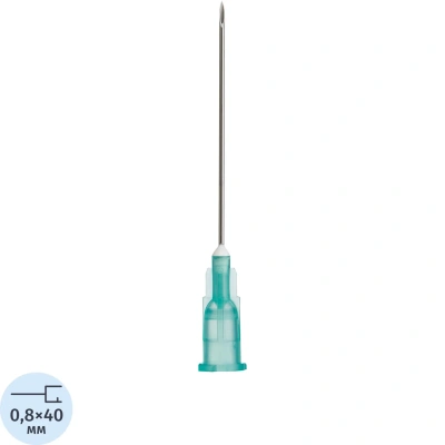 Игла инъекционная 21G (0,8х40 мм), Paramed 100 шт/уп