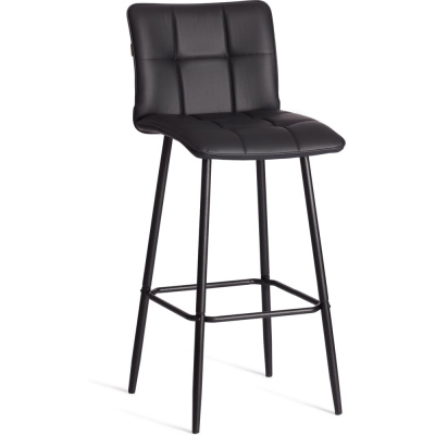 Барный стул Tetchair Bari экокожа, черный