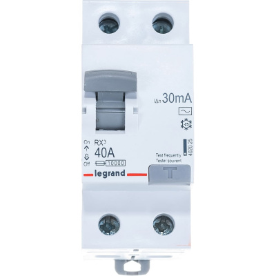 ВДТ RX3 Legrand 30мА 40А 2П AC