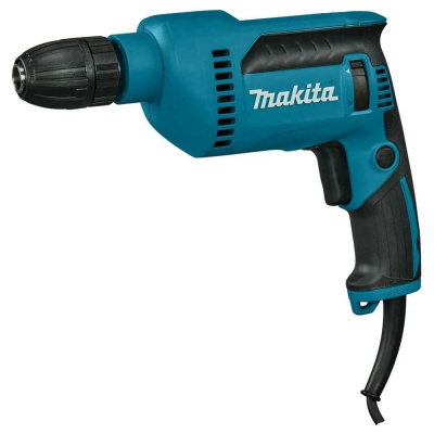 Дрель Makita 13мм, 630Вт, 0-3000 об/мин., БЗП, 1 скорость, 1,6кг, шнур 2м