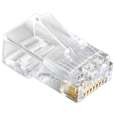 Коннектор RJ-45 ExeGate Категории 6 8P8C под одножильный кабель 100шт