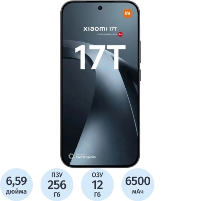 Смартфон Xiaomi 17T RU 12+256 Black