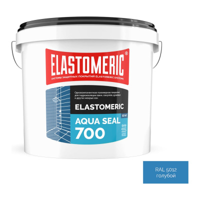 Покрытие для гидроизоляции ванн, душевых, санузлов Elastomeric Systems Aqua Seal-700, 10 кг aqua_seal 10kg