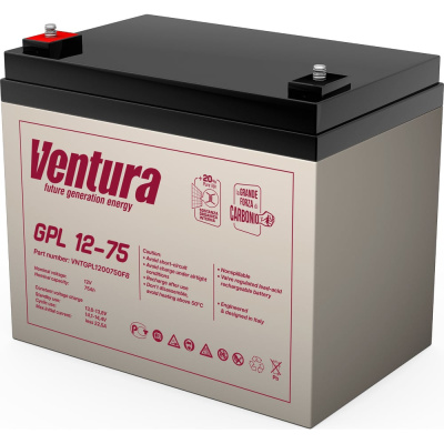 Батарея аккумуляторная Ventura GPL 12-75