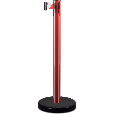Стойка ограждения с лентой RUSBARRIER 3 м BSLN-X86333 RED red/white