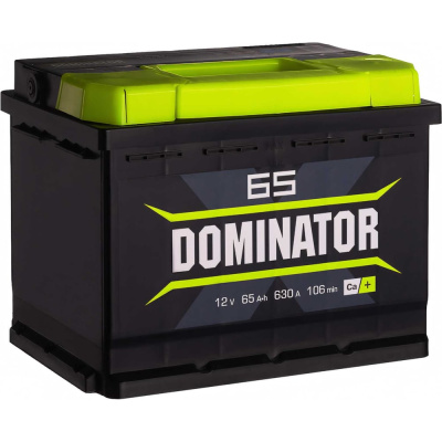 Аккумулятор DOMINATOR 6 СТ 65 Ач 0 LR, 630 А ССА