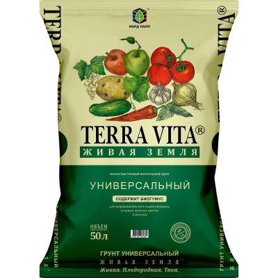 Грунт Terra Vita Живая Земля универсальный 50 л
