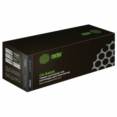 Лазерный картридж CACTUS CS-B400x106R03585 черный, 24600 страниц, для Xerox VersaLink