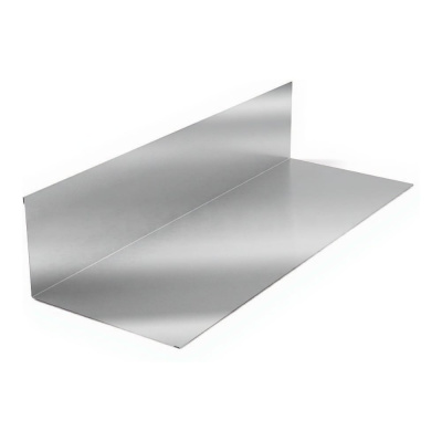 Планка примыкания верхняя МЕТАЛЛИК И КО 145x250x2000, Оц 0.40, RAL 7024, в пленке