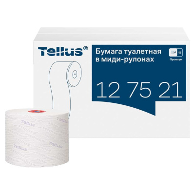 Туалетная бумага TORK Premium в компактных рулонах, мягкая, Т6, 27 рулонов
