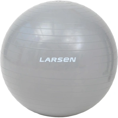 Мяч гимнастический с насосом Larsen HG-3 серебристый 75 см, 371182