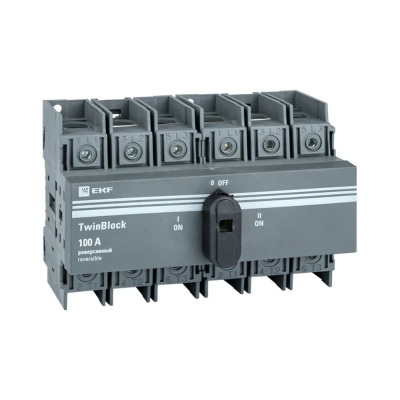 Реверсивный рубильник EKF TwinBlock tb-s-100-3p-rev