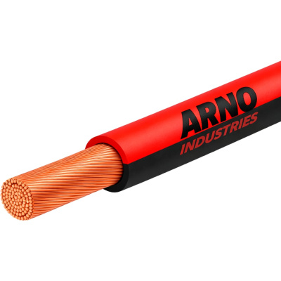 Провод силовой ARNO INDUSTRIES медный, 100м, ПуГВнг(А)-LS 1х1.5 красно-черный, гибкий, LS низкое дымо-газовыделение