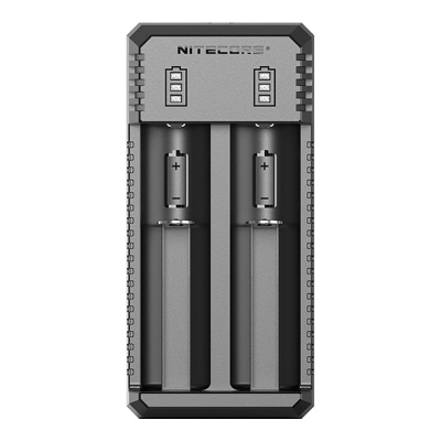 Зарядное устройство Nitecore UI2 18650/21700 на 2АКБ Intellicharge V2 Совместим с Li-ion и IMR аккумуляторами с