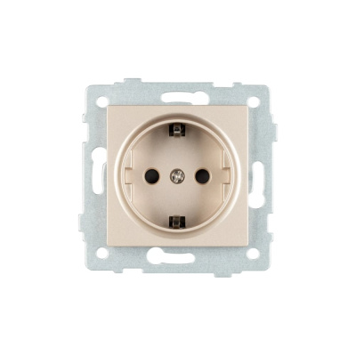 Механизм электрической розетки Arlight SCT-MEU1-PL-GD-V 1шт 0