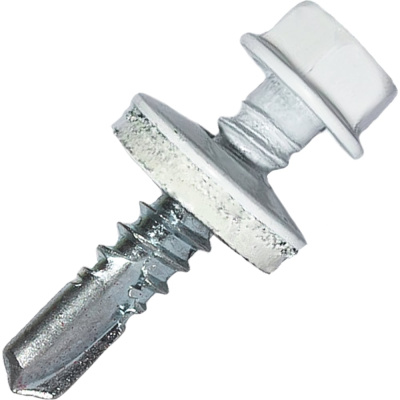 Самосверлящий винт HARDWEX ТМ HWX7-W-P9-5.5x25 мм. св.№3, RAL 9010 (250 шт.)