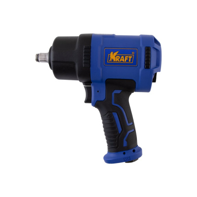 Гайковерт пневматический ударный автомобильный с реверсом Kraft 1/2 1450 н.м