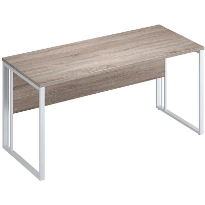 Стол Комус Мебель К-Loft 241S016 1580х670х752 к/к дуб сонома темн/белый