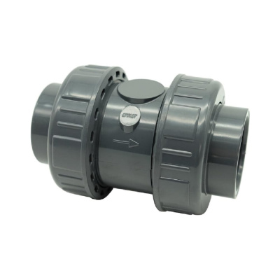 Пружинный обратный клапан НПВХ AQUAVIVA DN 63 уплотнение EPDM SHV063