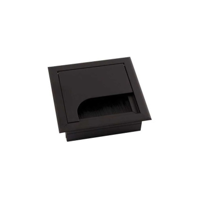 Пропуск для кабеля GTV Merida 80x80, черный